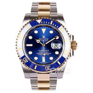 VS廠勞力士40m間金藍(lán)水鬼丹東3135機(jī)