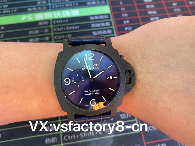 VS廠沛納海pam1664碳纖維材質(zhì)復(fù)刻版還原相似怎么樣