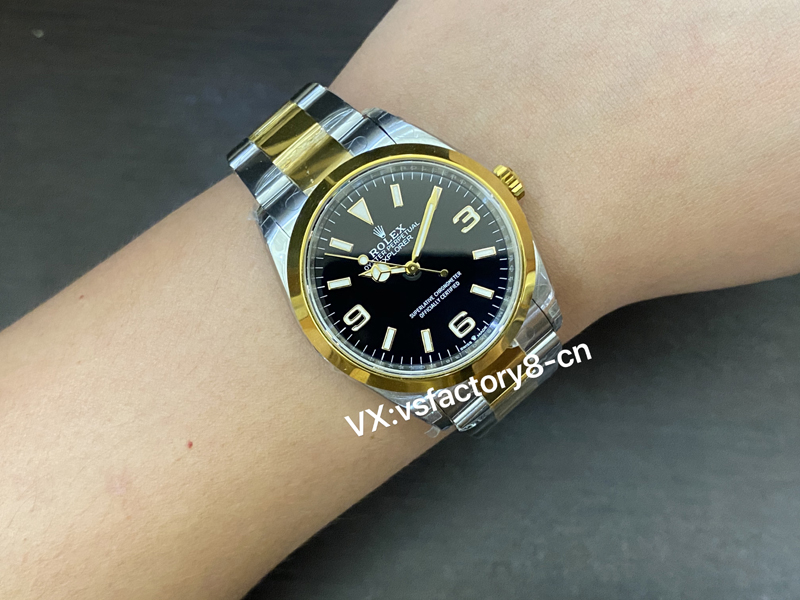 VS廠勞力士36m間金探險(xiǎn)家探一丹東3230機(jī)復(fù)刻表外觀細(xì)節(jié)做工還原評(píng)測(cè)