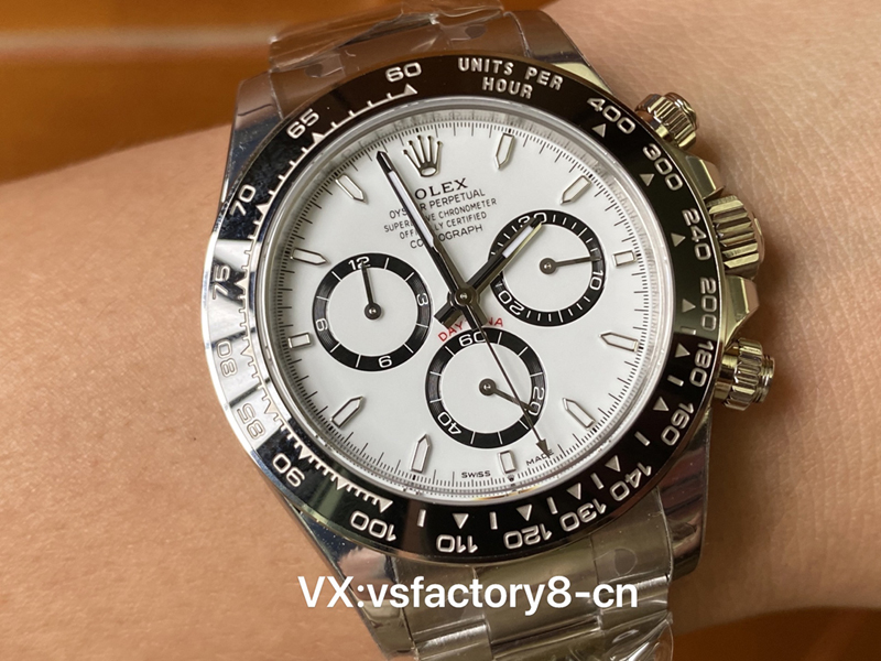 VS廠勞力士新版迪通拿熊貓迪丹東4131機芯外觀細節(jié)做工值不值得入手