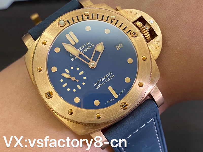 沛納海pam1070潛行系列青銅復(fù)刻表外觀復(fù)刻還原如何