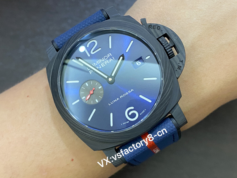 碳纖維藍(lán)盤沛納海pam1529廬米諾系列復(fù)刻表細(xì)節(jié)做工是天花板嗎