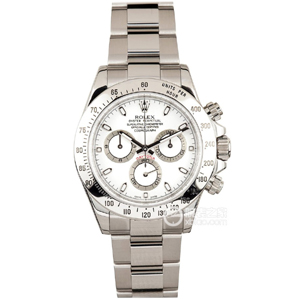 VS廠勞力士40m迪通拿白鋼迪丹東4130機(jī)復(fù)刻表